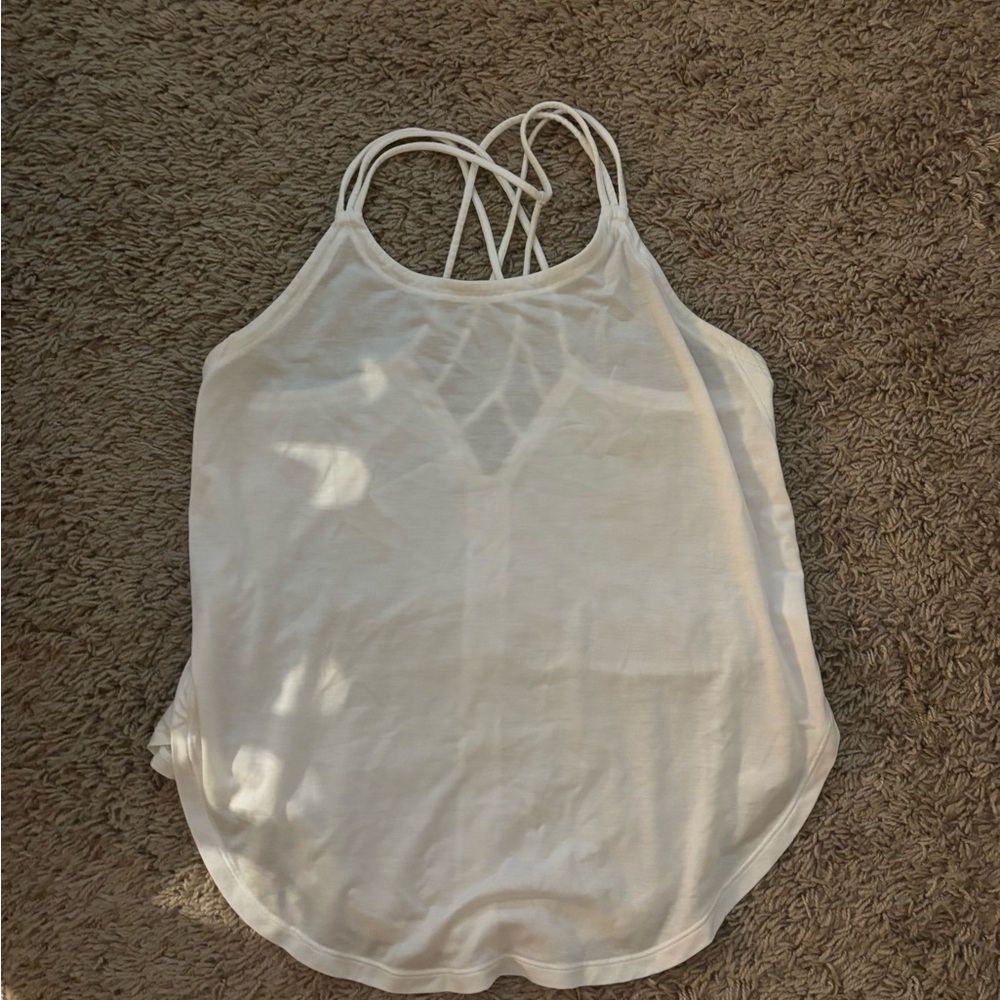 White ivivva tank top